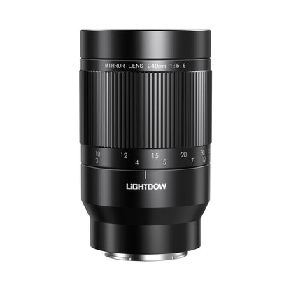 Lightdow EF 240mm F5.6 Reflex Lens - Telephoto Manual DSLR Cameras Lens