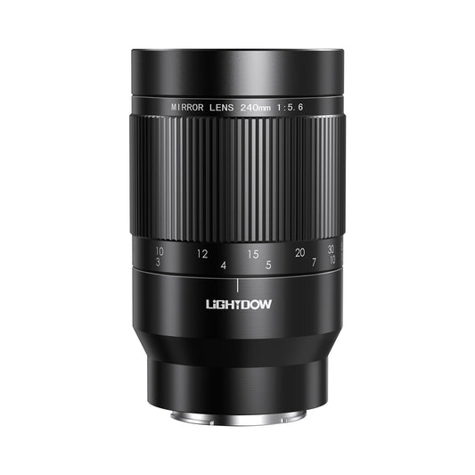 Lightdow EF 240mm F5.6 Reflex Lens - Telephoto Manual DSLR Cameras Lens