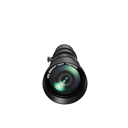 Lightdow 420–800 mm f/8,3 Super-Teleobjektiv mit manuellem Zoom + T-Mount-Adapterring für Canon EOS Rebel-Kameras